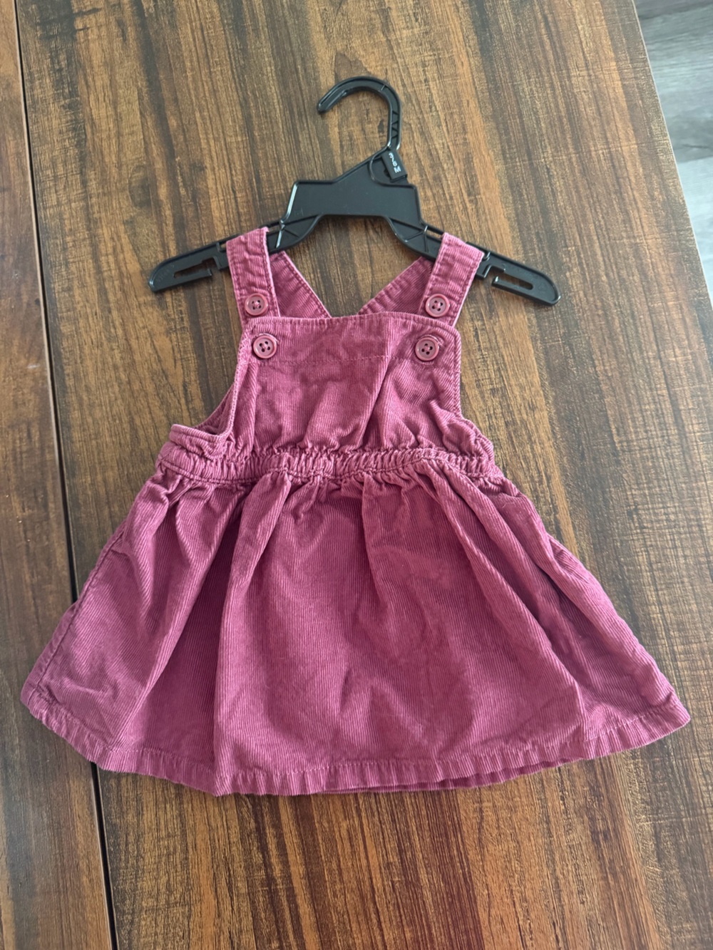 Carter's Corduroy Pinafore Dress in Berry